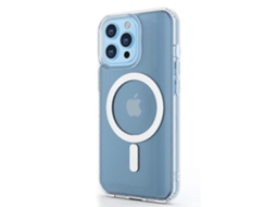 Capa Magnética Para Iphone 16 Pro Max, 1,5 Mm De Espessura, Tpu Pc, Capa Traseira Transparente