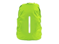 Capa Impermeável Para Mochila, Lurelia, Grande, Vermelho, Poliéster, Faixa Refletiva, Dobrável E Portátil, Caminhada Viagem