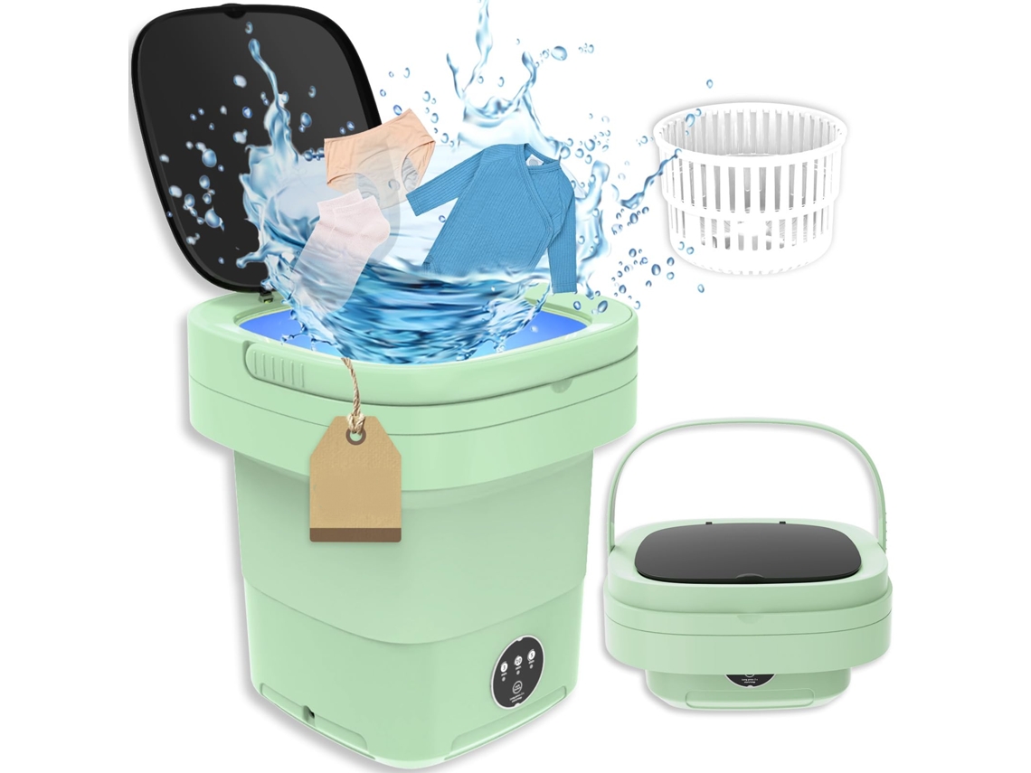 Máquina De Lavar Portátil, Secadora Dobrável, Mini Máquina De Lavar, Pequena Máquina De Lavar Inteligente, 3 Modos De Lavagem Para Aquaforge