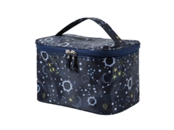 Nécessaire de Mulher COZEVDNT Com Estampa De Estrelado Organizadora Cosméticos Para Azul