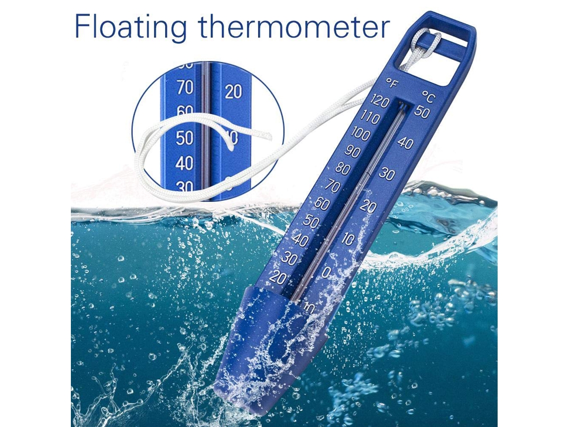 Termômetro Premium de Piscina com Corda para Medir Temperatura