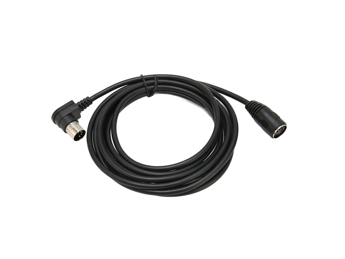 Lurelia Cabo Usb Midi Din 5 Pinos 90° 3m, Interface Para Teclados, Pianos E Sintetizadores, Mixer, Amplificador E Colunas Ativas