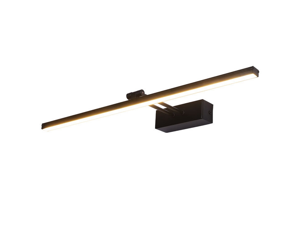 Espelho Led Para Casa De Banho 50cm, 18w 1170 Lúmen, Ip44 Resistente À Água, Luz De Parede Rotativa 180°, Espelho Moderno Para Casa De Banho, Branco Q