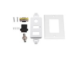 Tomada De Parede Áudio Vídeo 3.5mm Conector F Porta Multimídia Resistente