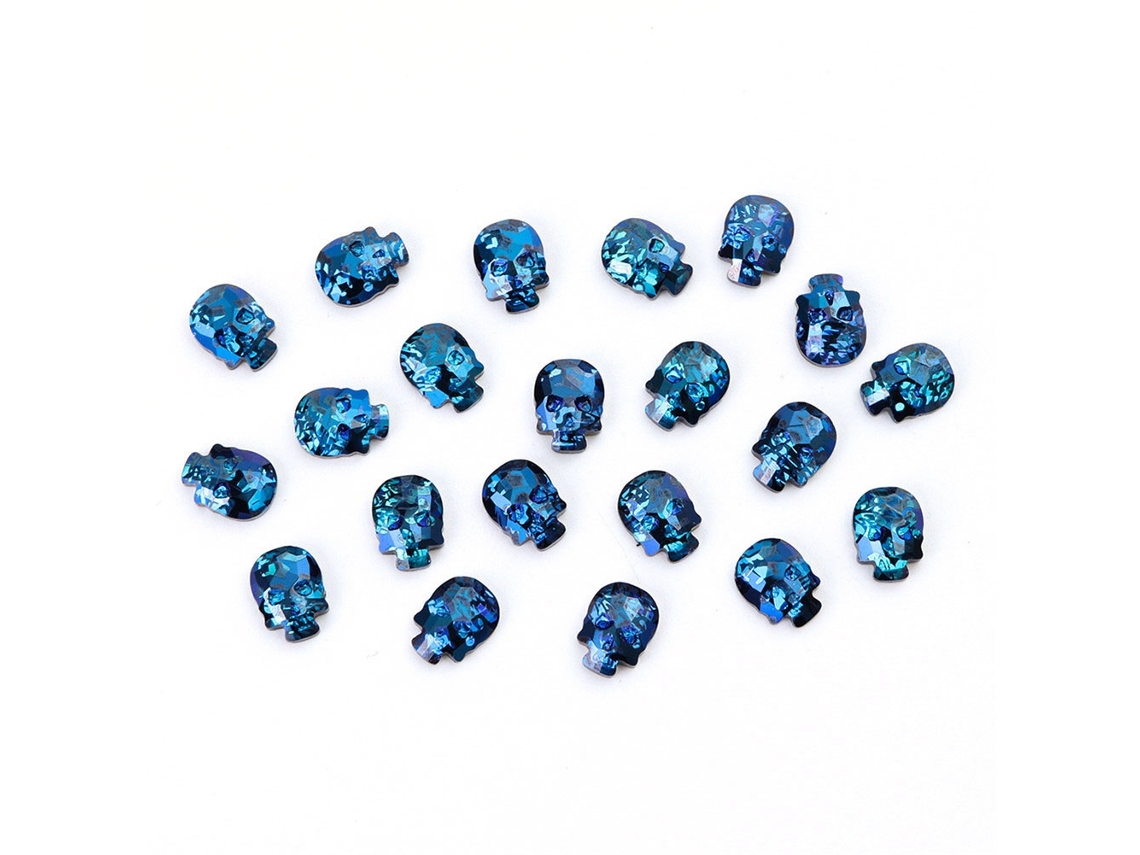 Decoração De Unhas Com Rhinestone De Vidro 3d Para Diy
