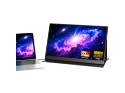 Monitor Portátil 15.6" Full Hd 1080p Ips 350 Nits Com Compatibilidade Usb-c/mini Hdmi E Suporte Vesa