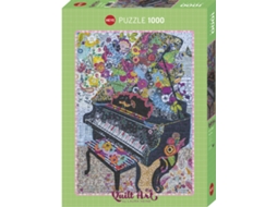 Puzzle 1000 peças Quilt Art Sewn Piano (Idade minima recomendada: 9 anos)