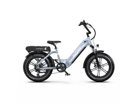 Bicicleta Elétrica Onesport Ot08 Motor 500w Bateria 48v18ah Pneus De 20 Polegadas Travões Disco Cinza