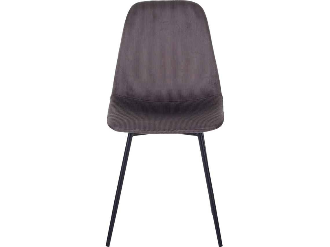 Cadeira Castanho Velvet KASA 1 un