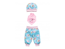 Conjunto de ropa para muñecas Heless, unicornio y hada, 3 piezas, 35-45 cm, algodón.