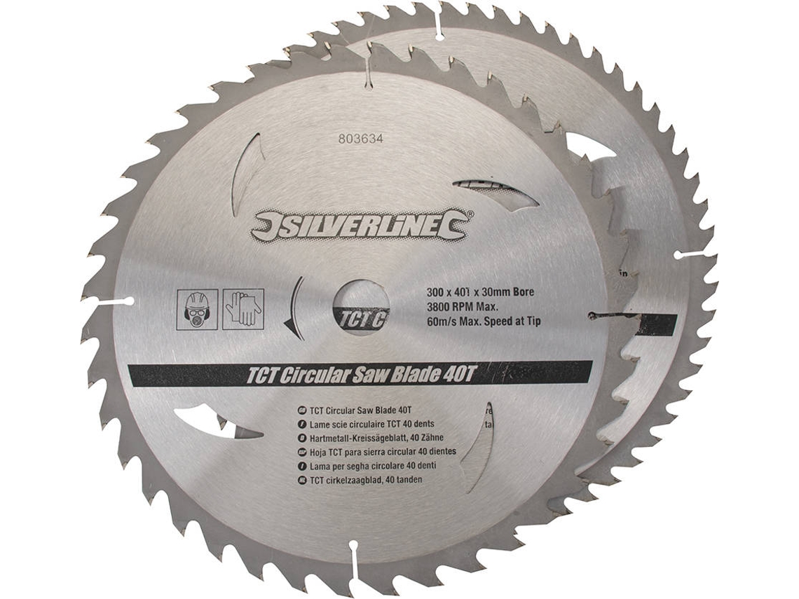 Conjunto de Discos para Serra Circulares SILVERLINE 803634