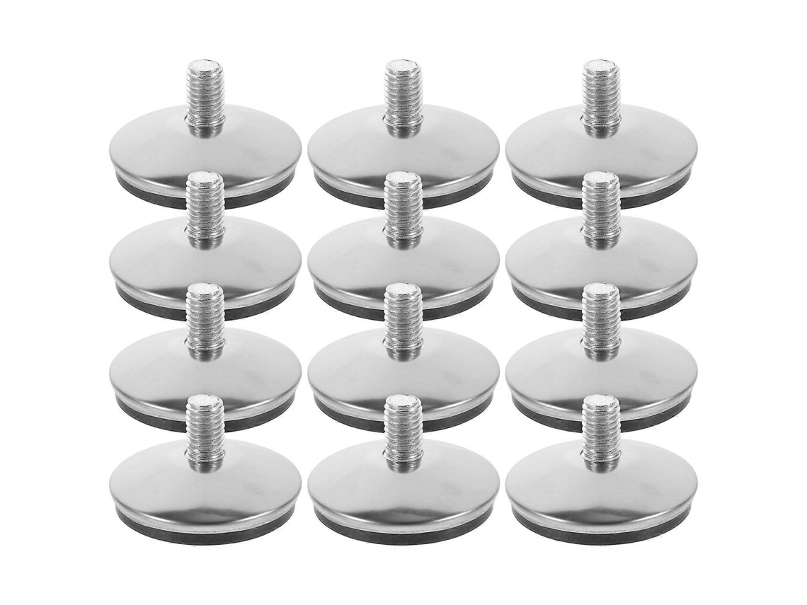 12 Pés De Móveis Antiderrapantes Com Parafusos Para Sofá E Mesa