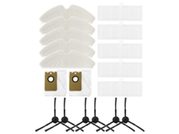 Escova Lateral Hepa Mops Saco de Pó Robô Filtro de Vácuo para Proscenic