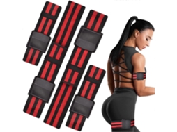 Omni-4 Cinturones De Restricción De Flujo Sangre Para Piernas, Brazos Y Glúteos: Entrenamiento De Oclusión Para Ayudar A Ganar Músculo