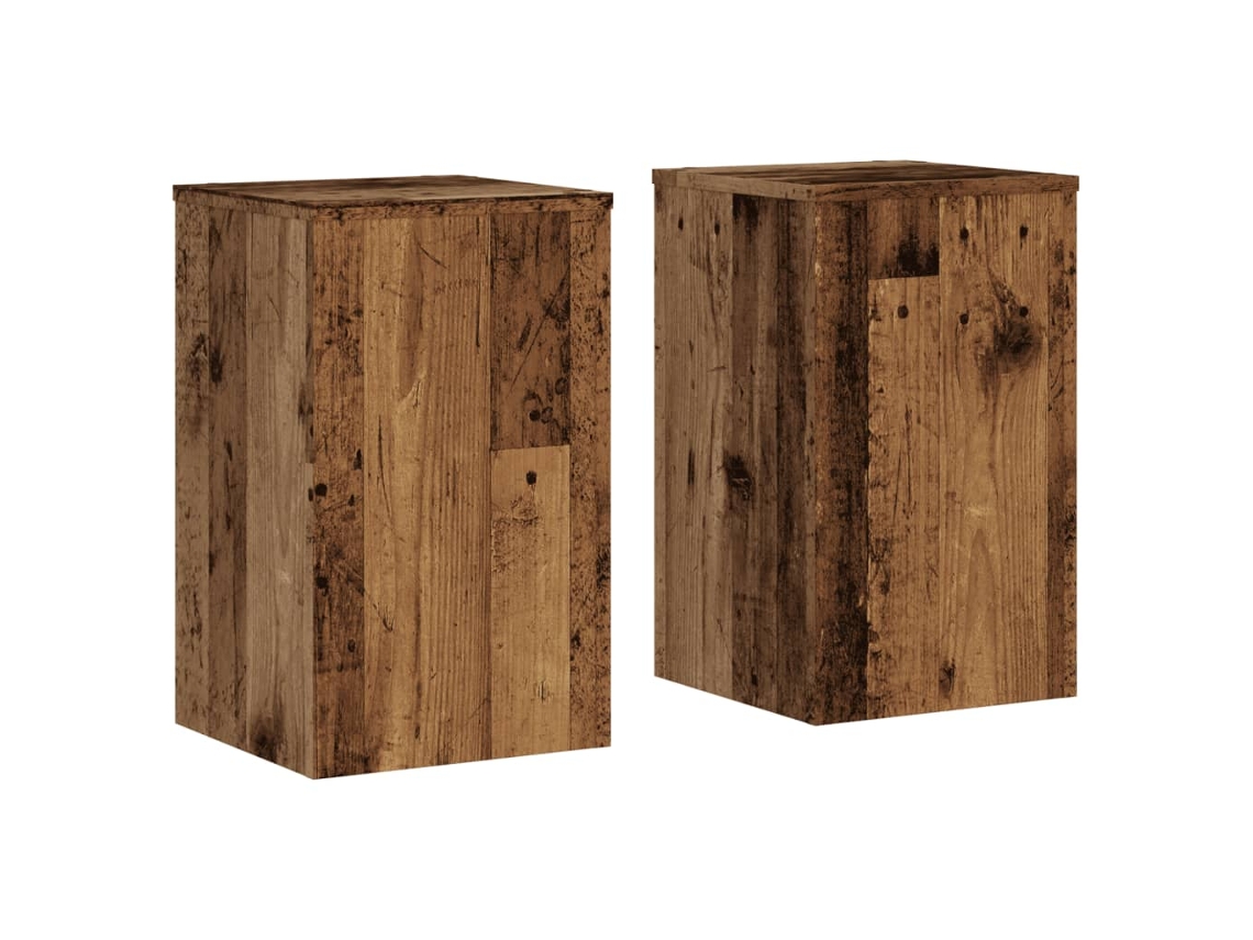 Plant Stand, Plant Stands Vidaxl Marrom Madeira Processada (30 X 30 X 50 Cm)
