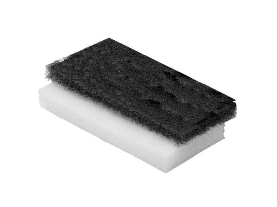 Fine Scrubber Pad Branco Preto 2 Pcsshurhold