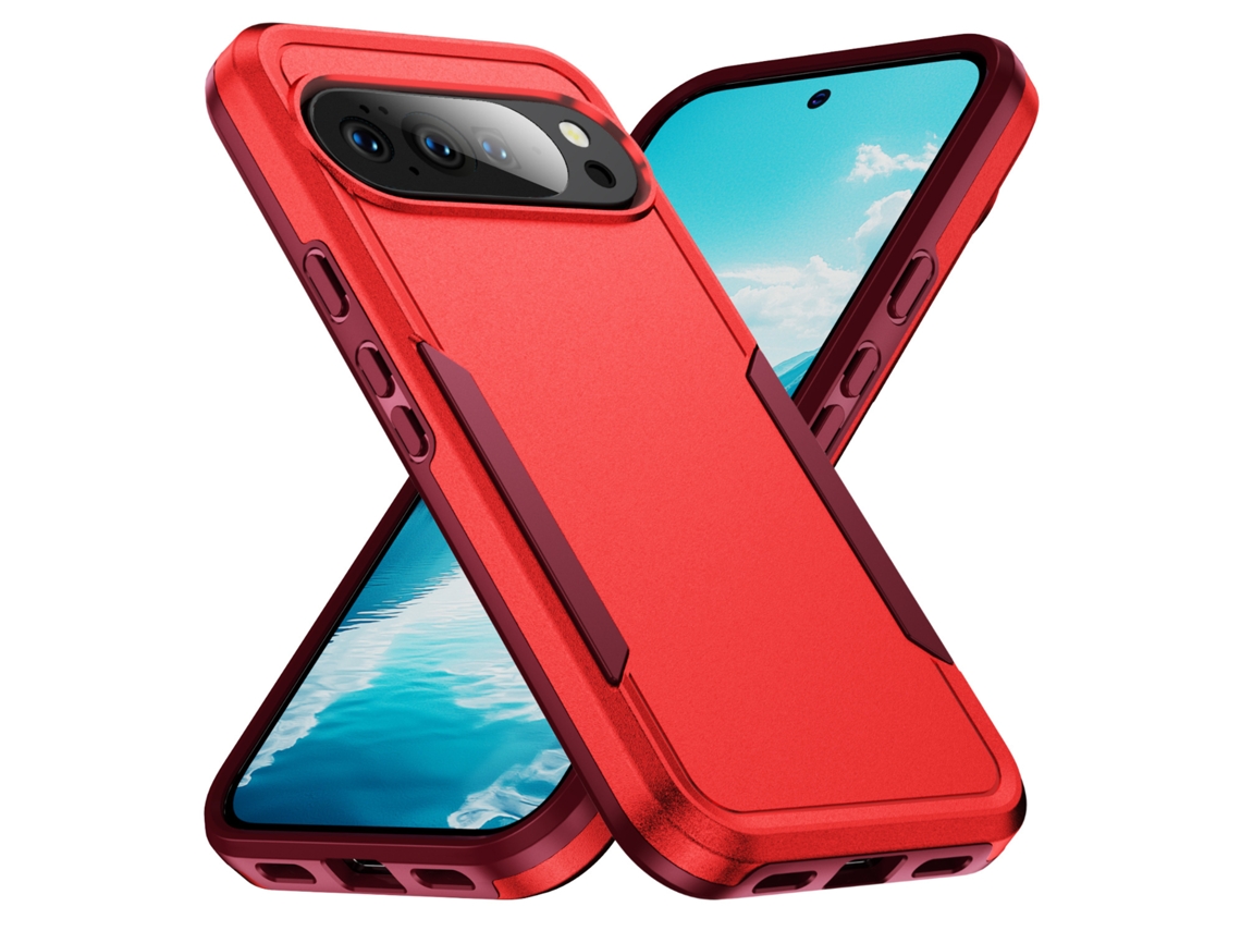 Capa À Prova De Choque Para Google Pixel 11 Pro Xl (vermelho)
