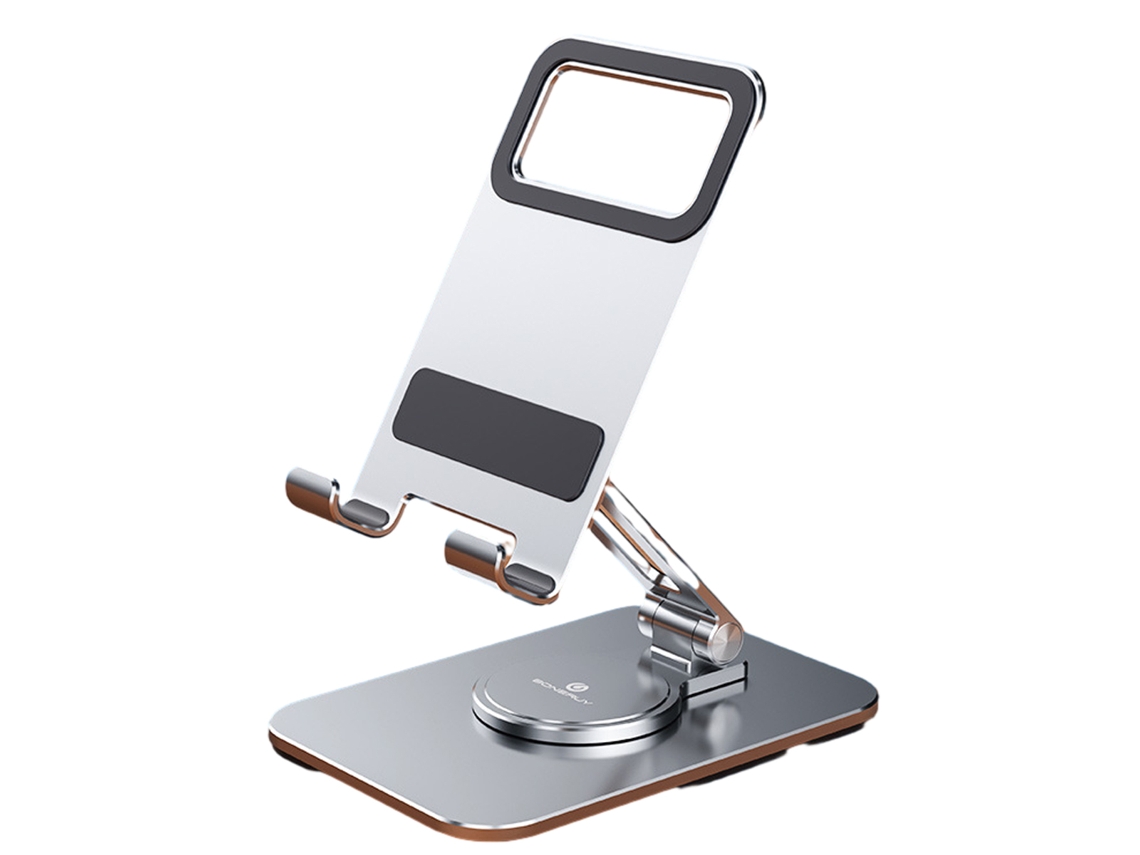 Suporte De Tablet Ajustável, Rotativo E Dobrável, Altura Regulável