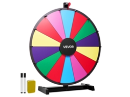 Roda Da Fortuna Interativa De 61 Cm Suporte 14 Ranhuras 6 Cores Vevor