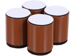 Conjunto De 4 Peças Tapetes Antiderrapantes Em Aço Carbono Para Elevar Os Pés Móveis, Como Armários, Mesas, Sofás E