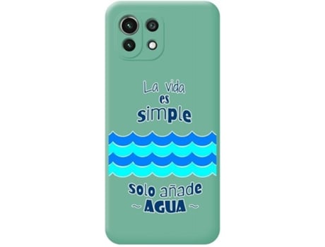 Capa Xiaomi Mi 11 Lite 4G / 5G / 5G NE TUMUNDOSMARTPHONE Agua Verde