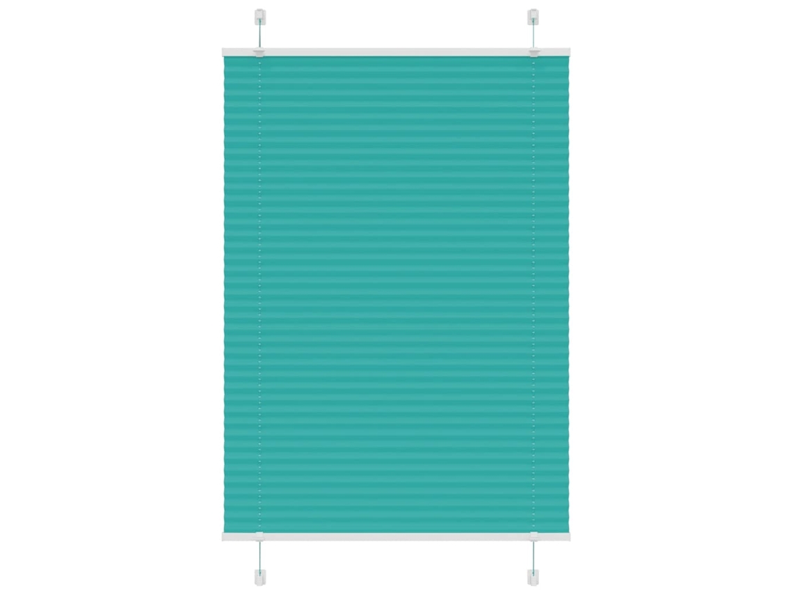 Vidaxl Gasolina Verde Plissada Cega 100x150 Cm Largura Tecido 99,4 Cm