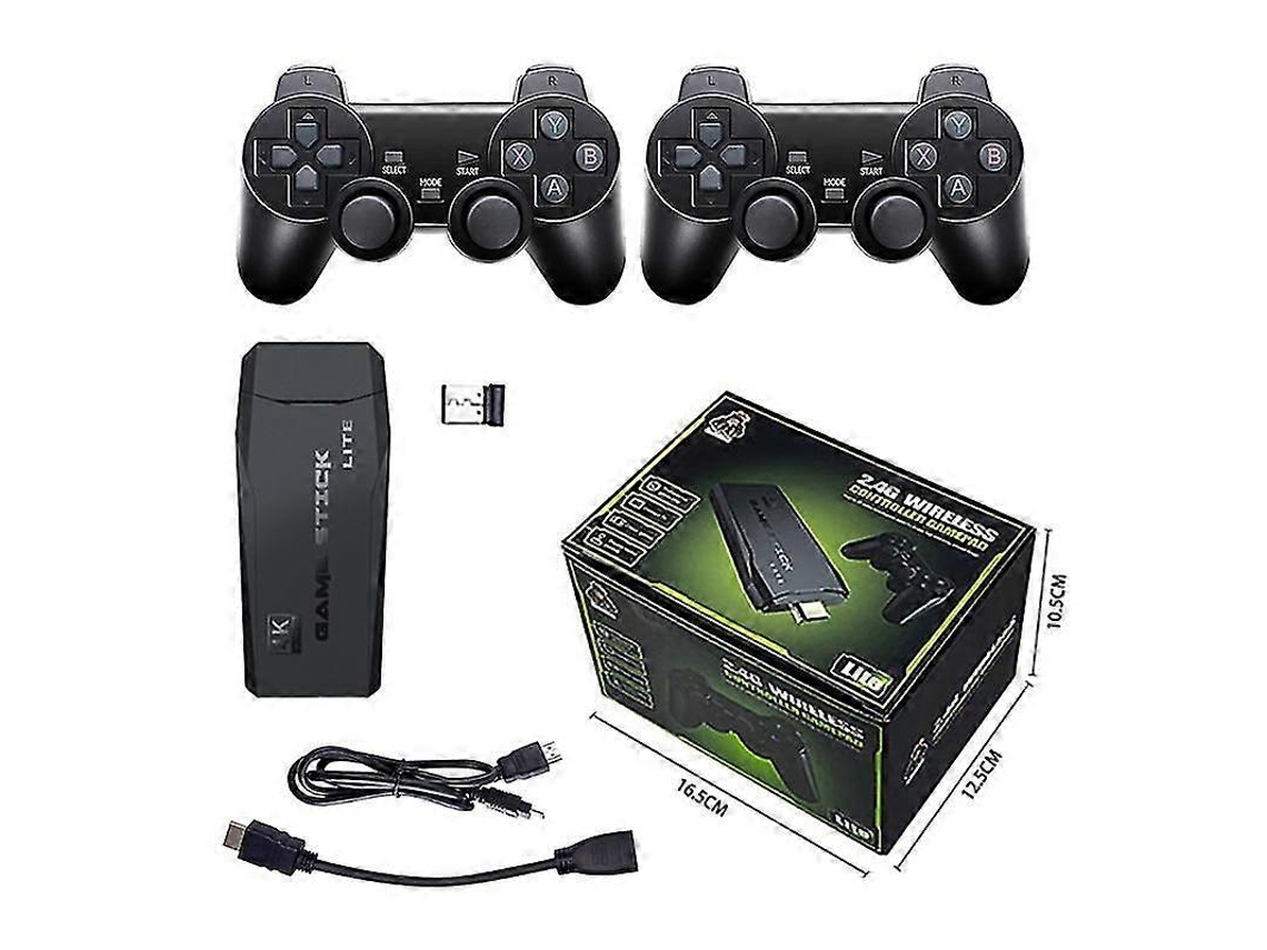 Controle De Jogo Psp 4k Game Stick Lite Video Game M8 64gb Sem Fio Com Duas Alças Hengjian