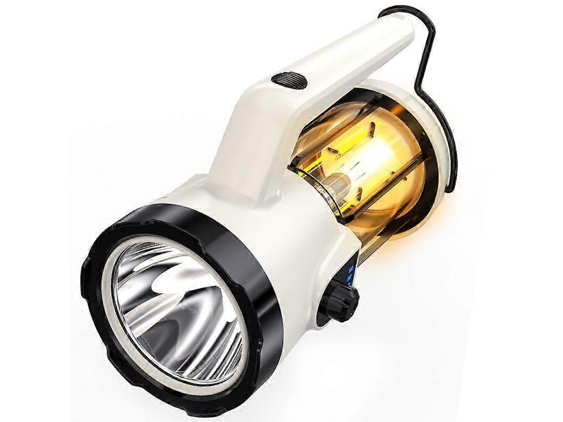 Lanterna Led Para Acampamento, Recarregável, Prevenção De Desastres, À Prova Dágua, Luz De Emergência Olysi Shop (branca)
