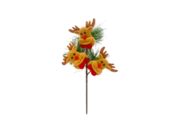 Ramo de Agulhas de Pinho LAXISCREED para Decoração de Natal com Cervo e Árvore Verde