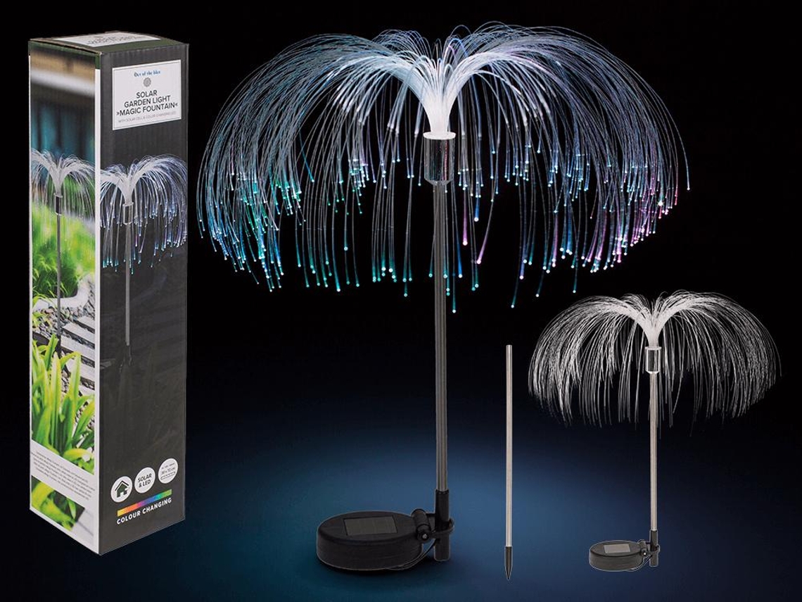 Lâmpada Solar Para Área Externa Lâmpada De Fibra Óptica Comprimento Do Cabo De 5 M Yjd Multicolorido Aquaforge