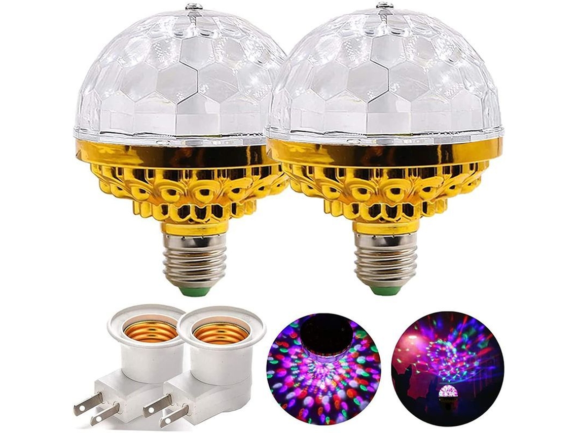 Nova Line luz de Bola Mágica Rotativa Colorida, Lâmpada Led Rgb para Festa com Efeito Strobe 2022