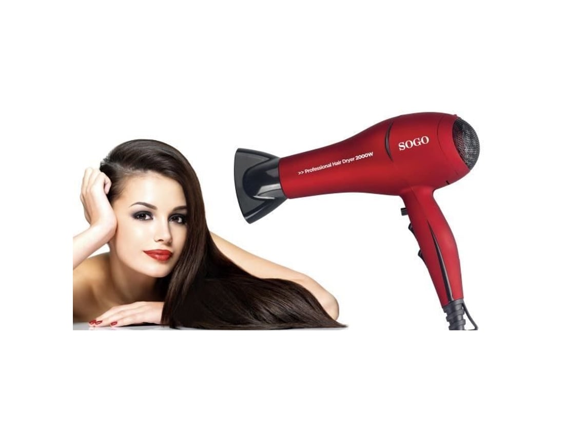 Secador de Cabelo SOGO Sec-Ss-3660R