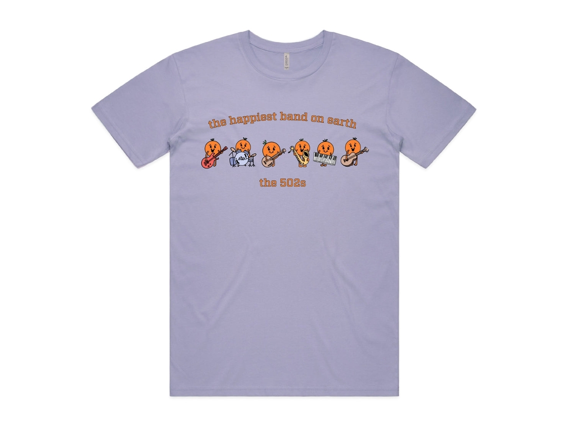 The 502s Happiest Band T shirt ROCKINSTONE Unisex Adults Best Sellers Size:m