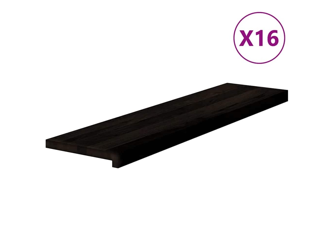 Stair Tread, Stair Treads Vidaxl Marrom Madeira De Carvalho (100 X 25 X 2 Cm)