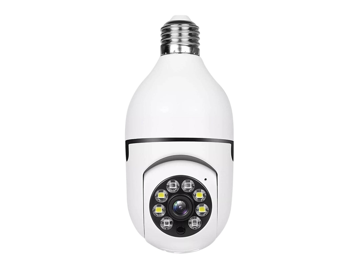 Câmara com Lâmpada 2,4 Ghz Wifi 1080P E27 - 360 graus 