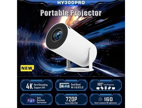 Projetor Android 11.0 Wifi 6 2.4g / 5g Bluetooth 5.0 1280720p Projetor De Cinema Em Casa Amorus