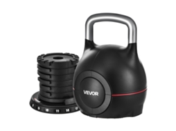 Halteres ajustáveis Vevor com 7 níveis de peso (2/5/8/11/14/17/20 kg), preto