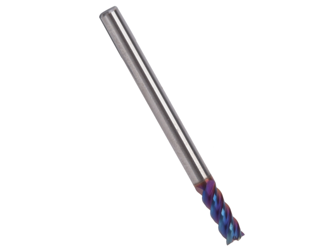 Laxiscreed - Fresa De Aço Tungstênio Com Design De 4 Fresas E Revestimento Nano Azul