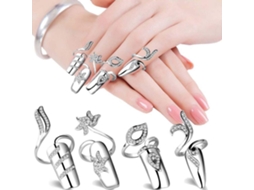 1 Peça de Anel para Unhas 4 Peças no Conjunto Veja a Nota para Detalhes