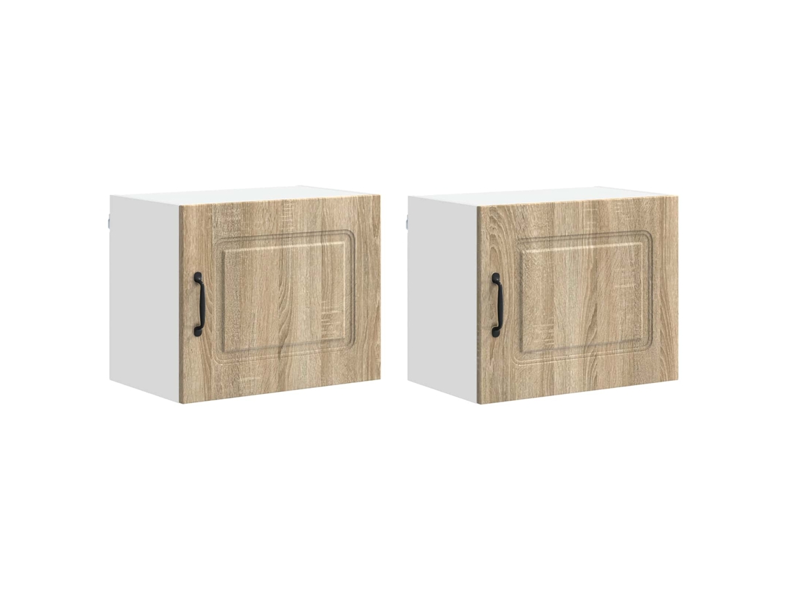 Conjunto de 2 Armários de Cozinha MAISON EXCLUSIVE em Carvalho Sonoma 50x31x40 cm