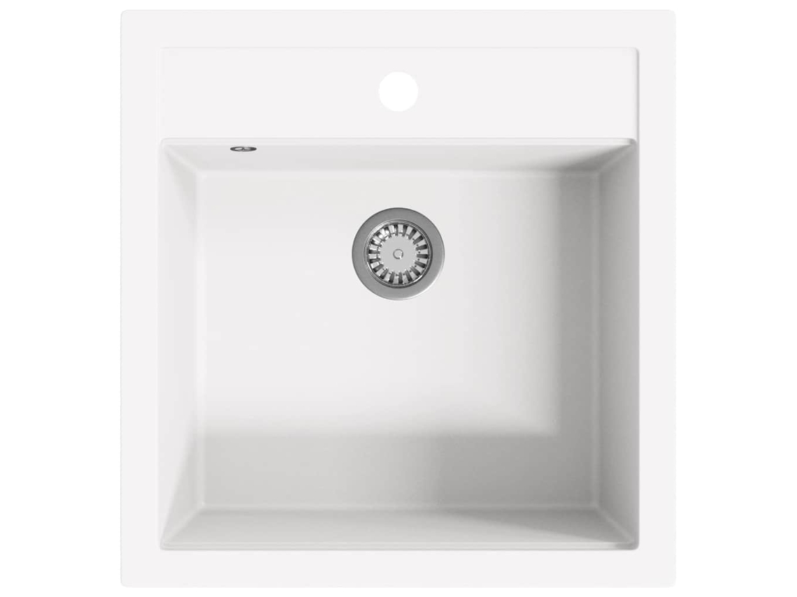 Kitchen Sink, Kitchen Sinks Vidaxl Branco Granito (n/a)
