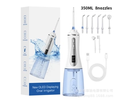 Water Jet Irrigador Oral Elétrico Portátil E Poderoso Limpador De Dentes Perobuno