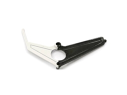 Preto e Brancorc Era A61 Airwolf Peças de Substituição para Helicóptero Rc Asa de Cauda Vertical MDUG