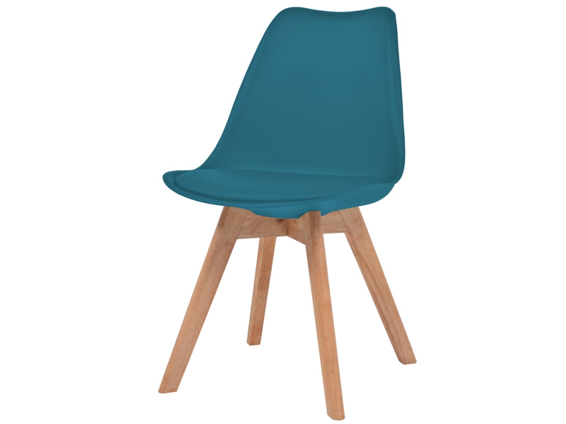 Cadeiras de Jantar 6 Pcs Plástico Turquesa MAISON EXCLUSIVE