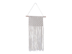 Tapiz Tejido Boho Con Borlas Para Decoración De Salón Y Dormitorio