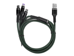 Cabo de Carregamento Triplo LAXISCREED 3a Type c Ios Micro Usb