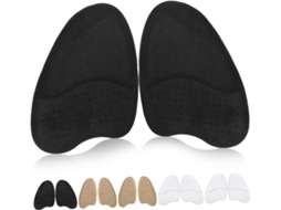6 Pares De Palmilhas Gel Metatarsais Para Suporte Do Calcanhar Feminino