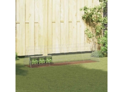 Vidaxl Gaiola Para Coelhos Prateado 215 X 55 X 55 Cm Aço Galvanizado