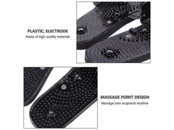 1 Par Pés Massagem Chinelos Pés Equipamento De Massagem Magnética Chinelos