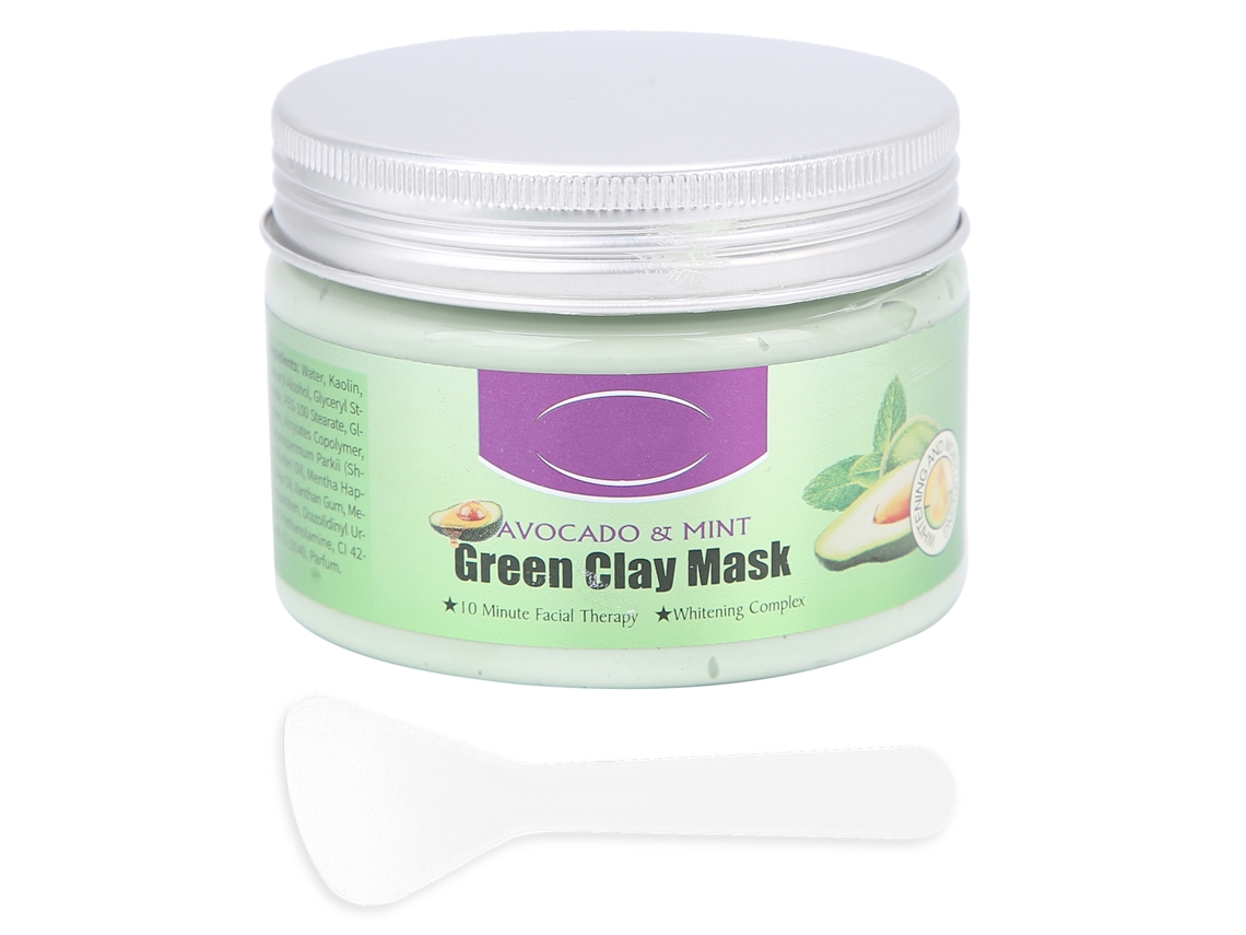 Máscara Facial De Argila De Abacate Aichun Para Umidificação E Nutrição